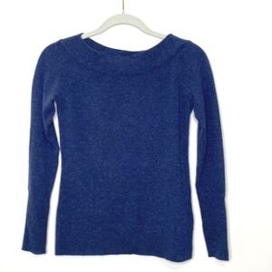 Kinross Cashmere Sweater Women's Small Blue
